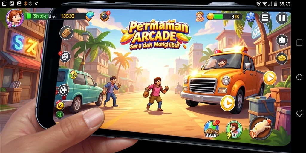 Tampilan gameplay seru di 33ZK dengan berbagai tantangan.