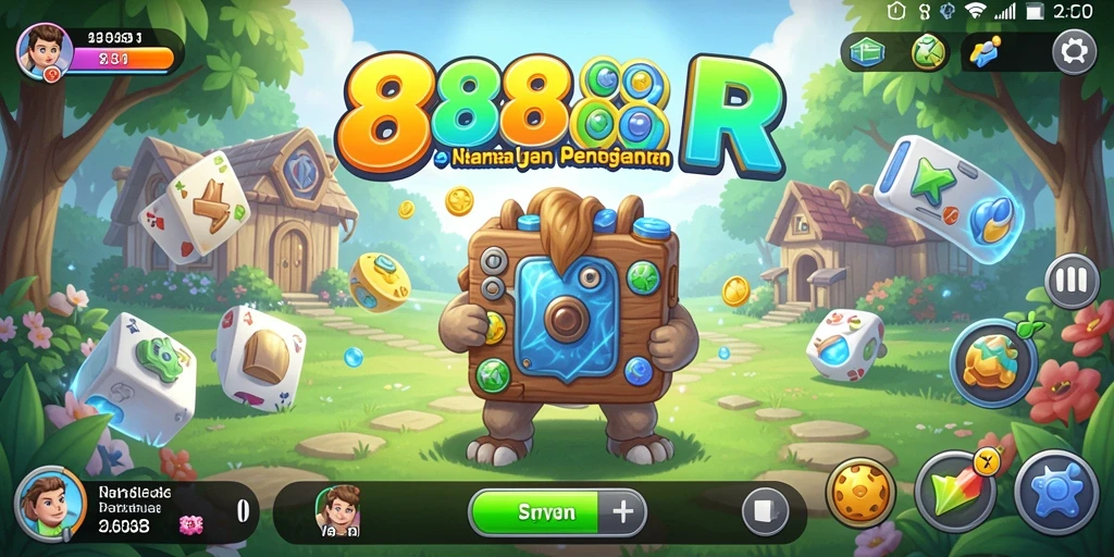 Screenshot gameplay 888R menampilkan interaksi yang seru dan menarik.