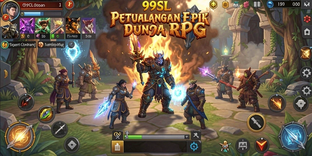 Tangkapan layar gameplay <strong>99SL</strong> yang menampilkan aksi pertarungan yang seru.