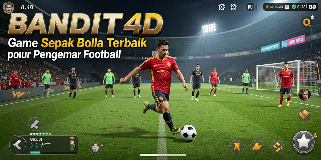 Tampilan menarik dari game sepak bola BANDIT4D dengan gameplay yang seru.