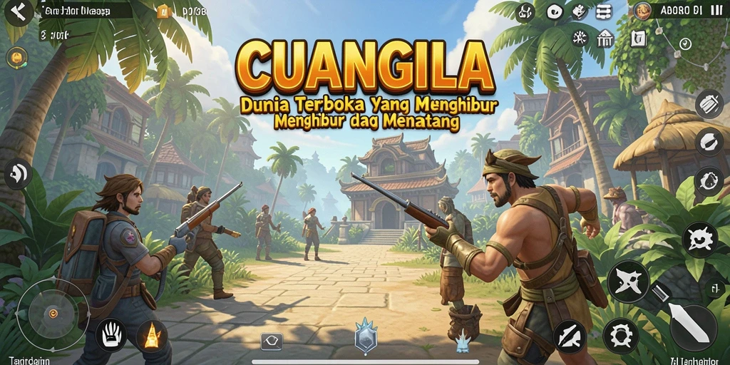 Gameplay menarik di dunia terbuka CUANGILA dengan banyak petualangan.
