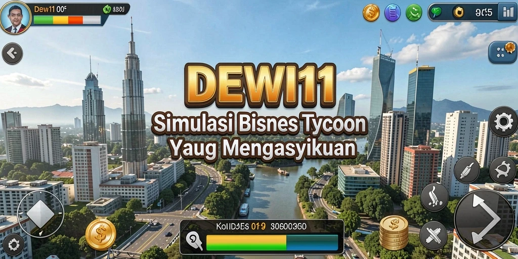 Tampilan screenshot DEWI11 menampilkan gameplay Tycoon yang menarik dan interaktif.