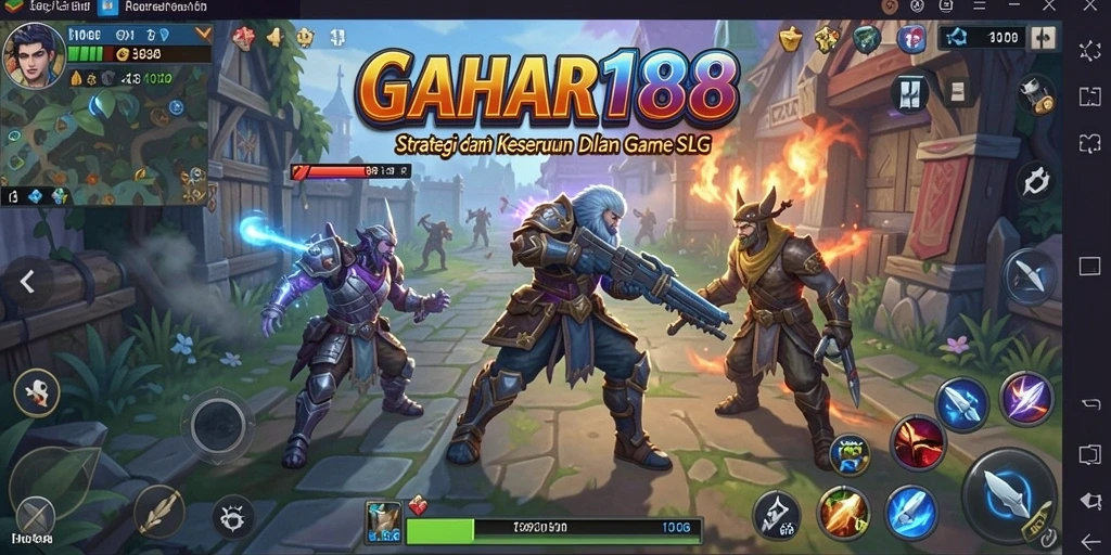 Tampilan gameplay seru dalam GAHAR188 dengan strategi SLG yang mendebarkan.