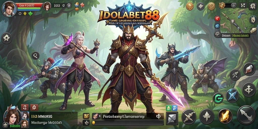 Gambaran menakjubkan gameplay <strong>IDOLABET88</strong> dalam petualangan MMORPG.