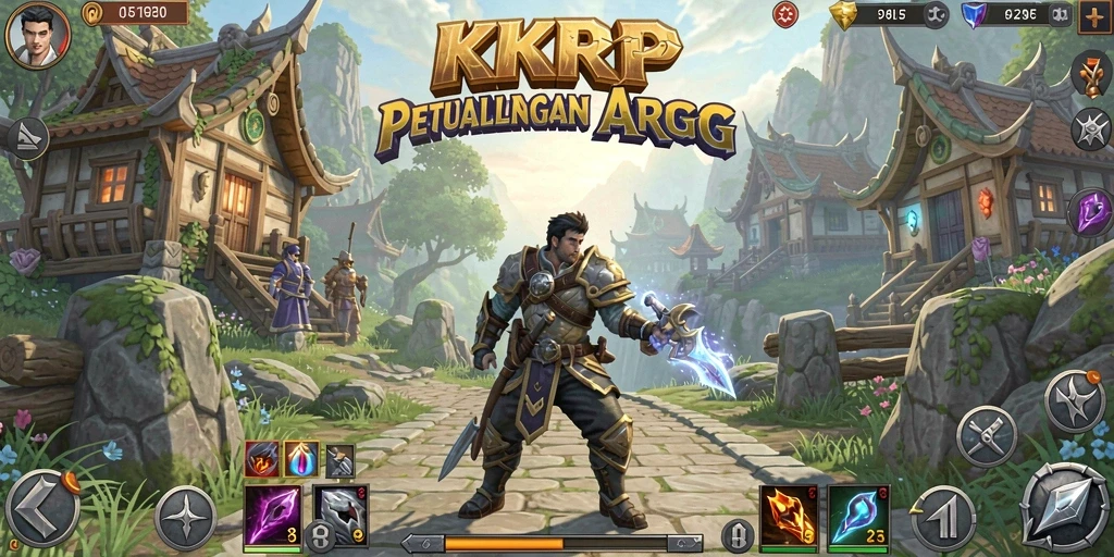 Tampilan gameplay menarik dari KKRP dalam aksi petualangan ARPG.