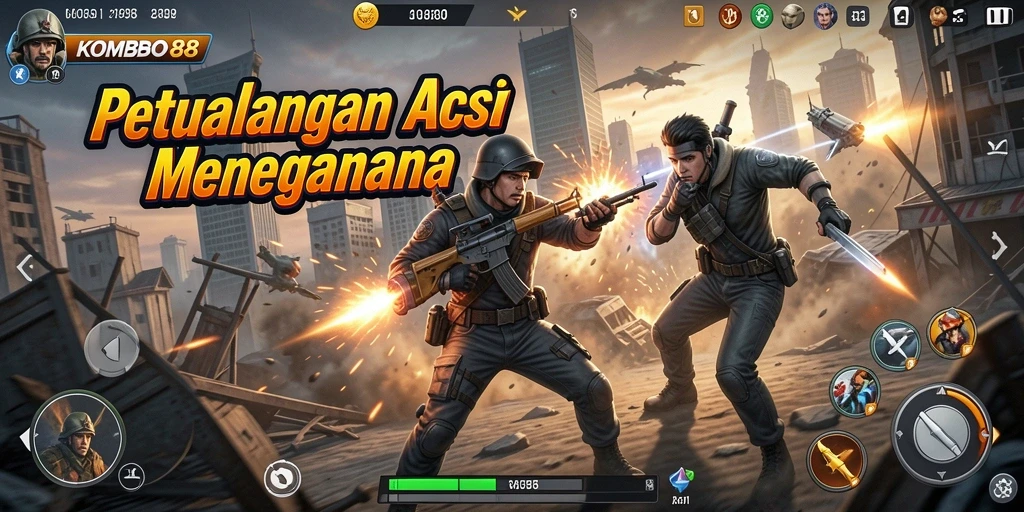 Tangkapan layar dari gameplay aksi yang mendebarkan.
