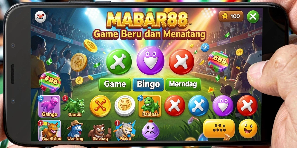 Tampilan gameplay Bingo yang seru di MABAR88.