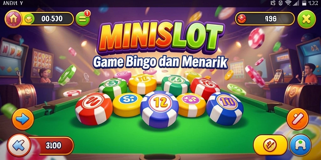 Tangkapan layar gameplay menarik dari MINISLOT yang menunjukkan suasana permainan Bingo.
