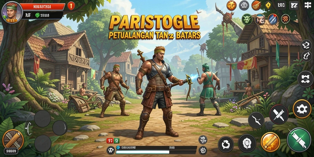 Tangkapan layar menampilkan petualangan mendebarkan di dunia Open World.