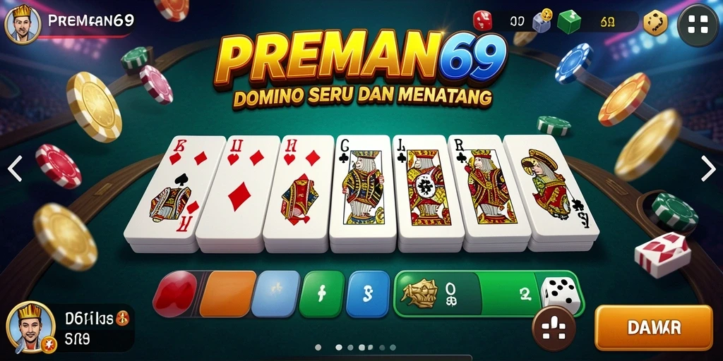 Screenshot menunjukkan gameplay seru permainan Domino.