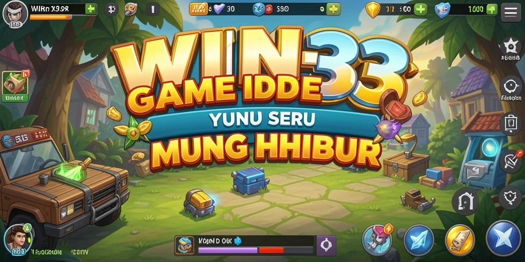 Screenshot gameplay WIN33 yang menunjukkan pengelolaan sumber daya yang seru.